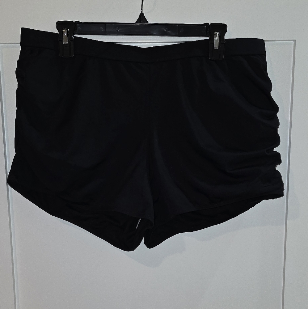 N.Y.L.A. Women's Midnight Black Swim Shorts